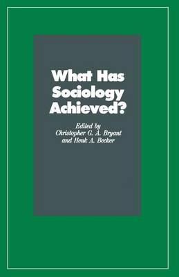 What Has Sociology Achieved? - cover