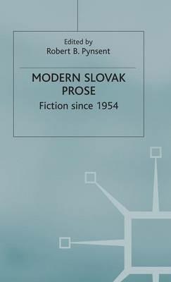 Modern Slovak Prose: Fiction since 1954 - cover