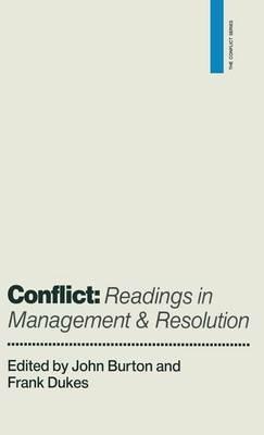 Conflict: Readings in Management and Resolution - cover