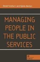 Managing People in the Public Services - David Farnham,Sylvia Horton - cover