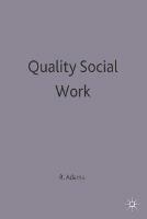 Quality Social Work - Robert Adams - cover