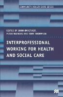 Interprofessional Working for Health and Social Care - cover
