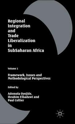 Regional Integration and Trade Liberalization in Subsaharan Africa: Volume 1: Framework, Issues and Methodological Perspectives - cover