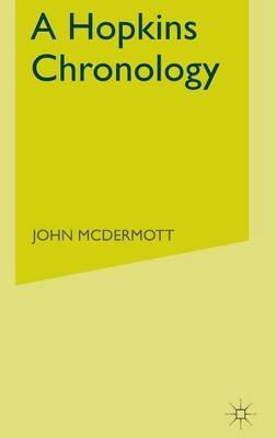 A Hopkins Chronology - J. McDermott - cover