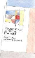 Negotiation In Social Conflict - PRUITT - cover