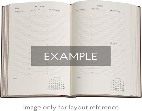 Agenda Paperblanks, 2026 Monets Chrysanthemums 12 mesi Maxi, orizzontale - 4