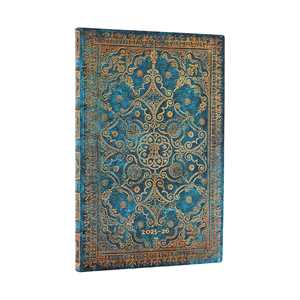 Cartoleria Agenda accademica Paperblanks, 2026 Azure 18 mesi Flex Maxi, orizzontale Paperblanks