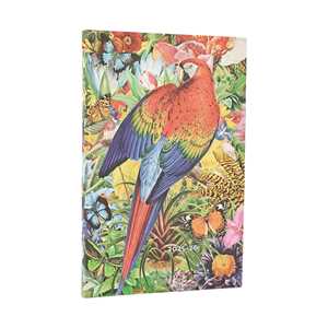 Cartoleria Agenda accademica Paperblanks, 2026 Tropical Garden 18 mesi Flex Maxi, orizzontale Paperblanks