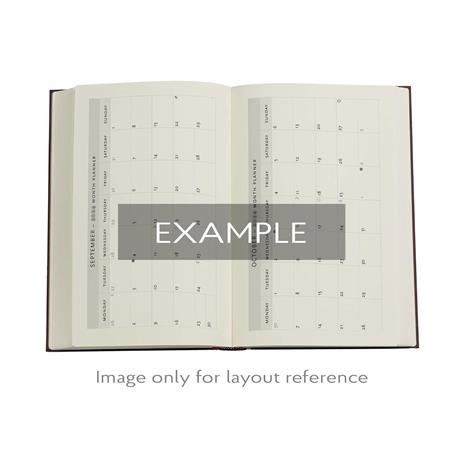 Agenda Paperblanks, 2026 Morris P. Honeysuckle 12 mesi Flex Maxi, orizzontale - 5