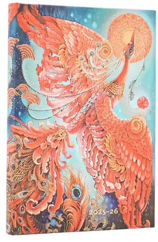 Agenda accademica Paperblanks, 2026 Firebird 18 mesi Mini, orizzontale