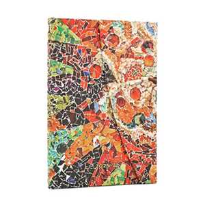Cartoleria Agenda accademica Paperblanks, 2026 Gaudis Sun 18 mesi Mini, orizzontale Paperblanks
