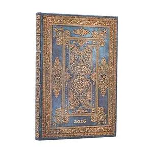 Agenda Paperblanks, 2026 Blue Luxe 12 mesi Mini, orizzontale - 2