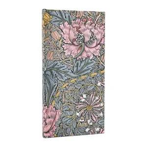 Agenda Paperblanks, 2026 Morris Pink Honeysuckle 12 mesi Slim, orizzontale - 2