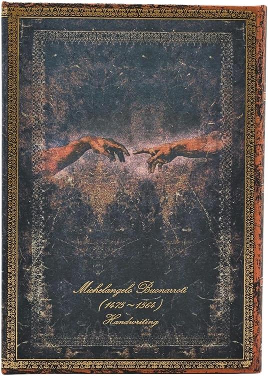 Agenda Paperblanks, 2026 Michelangelo, Handwriting 12 mesi Midi, orizzontale - 3
