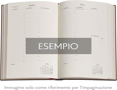 Agenda Paperblanks, 2026 Michelangelo, Handwriting 12 mesi Midi, orizzontale - 4