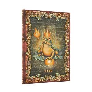 Agenda Paperblanks, 2026 Fratelli Grimm Frog Prince 12 mesi Midi, orizzontale - 2