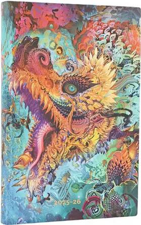 Agenda Paperblanks, 2026 Humming Dragon 13 Mesi Flex Maxi, giornaliera