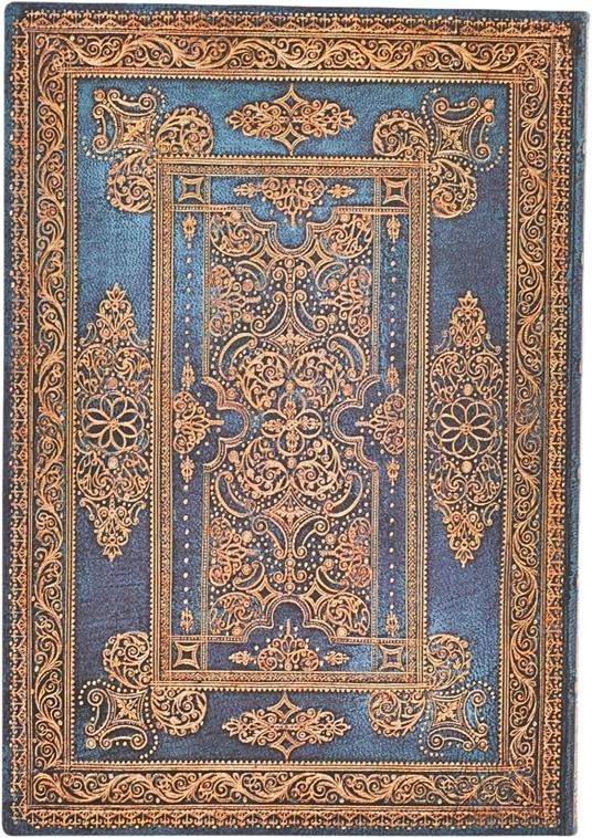 Agenda accademica Paperblanks, 2026 Blue Luxe 18 mesi Flex Midi, orizzontale - 3