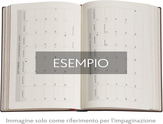 Agenda accademica Paperblanks, 2026 Blue Luxe 18 mesi Flex Midi, orizzontale - 5