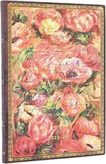 Agenda accademica Paperblanks, 2026 Renoir Letter 18 mesi Flex Midi, orizzontale