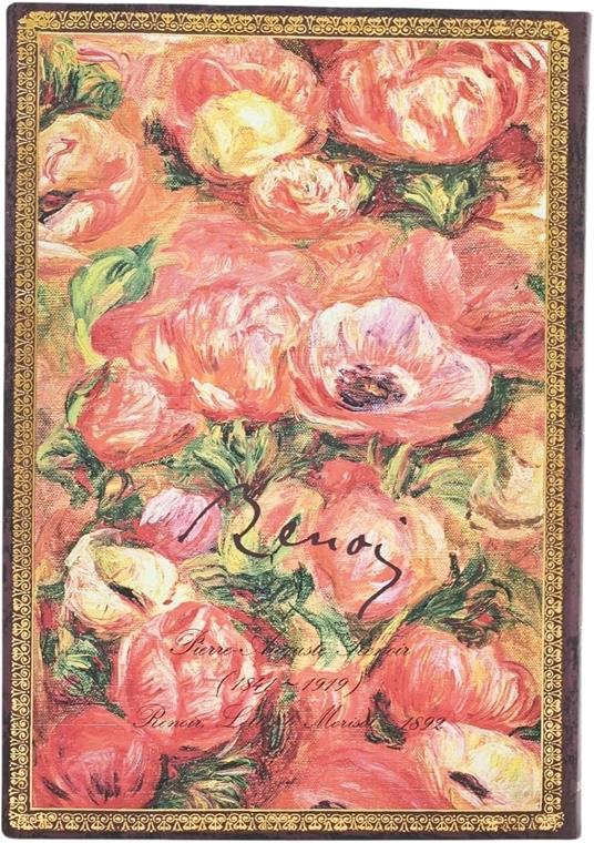 Agenda accademica Paperblanks, 2026 Renoir Letter 18 mesi Flex Midi, orizzontale - 3