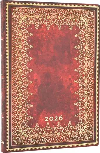 Agenda Paperblanks, 2026 Foiled 12 mesi Flex Midi, orizzontale