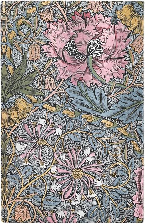Agenda Paperblanks, 2026 Morris Pink Honeysuckle 12 mesi Fl Maxi, orizzontale - 3