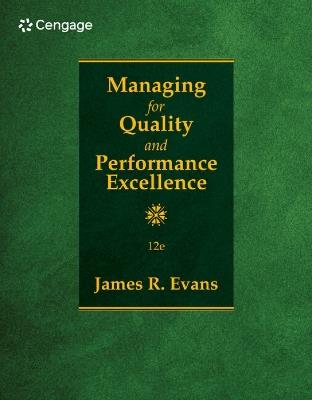 Managing for Quality and Performance Excellence - James Evans - cover