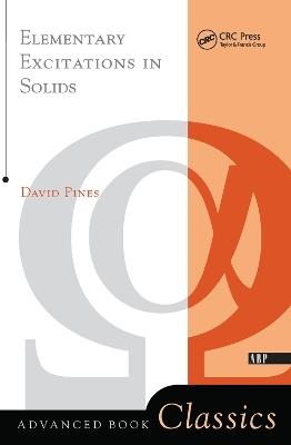 Elementary Excitations In Solids - David Pines - cover