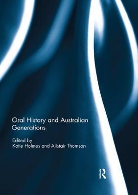 Oral History and Australian Generations - cover