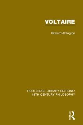 Voltaire - Richard Aldington - cover