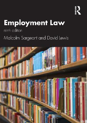 Employment Law 9e - Malcolm Sargeant,David Lewis - cover