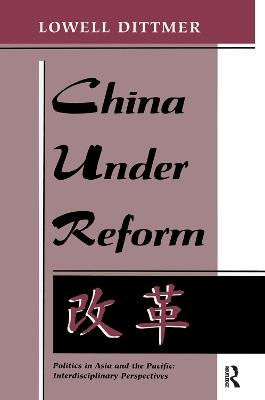 China Under Reform - Lowell Dittmer - cover