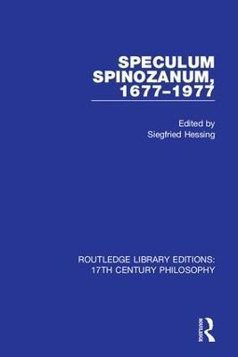 Speculum Spinozanum, 1677-1977 - cover