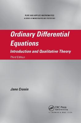 Ordinary Differential Equations: Introduction and Qualitative Theory, Third Edition - Jane Cronin - cover