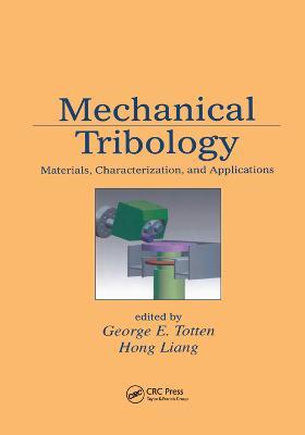 Mechanical Tribology: Materials, Characterization, and Applications - cover