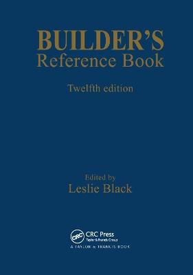 Builder's Reference Book - cover