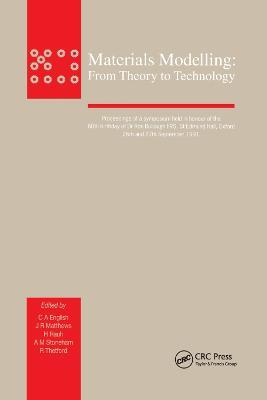 Materials Modelling: From Theory to Technology - English - cover