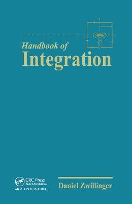 The Handbook of Integration - Daniel Zwillinger - cover