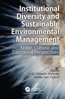 Institutional Diversity and Sustainable Environmental Management: Scalar, Cultural, and Functional Perspectives - cover