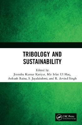 Tribology and Sustainability - cover