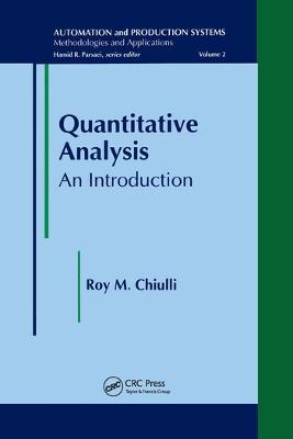 Quantitative Analysis: An Introduction - Roy M Chiulli - cover