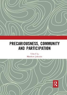 Precariousness, Community and Participation - cover