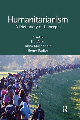 Humanitarianism: A Dictionary of Concepts - cover