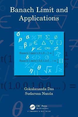 Banach Limit and Applications - Gokulananda Das,Sudarsan Nanda - cover