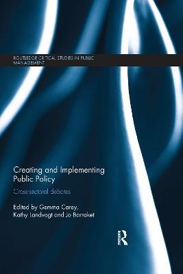Creating and Implementing Public Policy: Cross-sectoral debates - cover