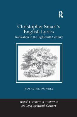 Christopher Smart's English Lyrics: Translation in the Eighteenth Century - Rosalind Powell - cover