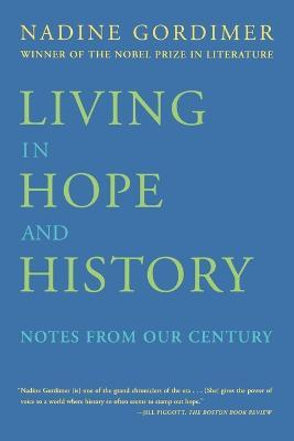 Living in Hope and History - Nadine Gordimer,Gordimer - cover