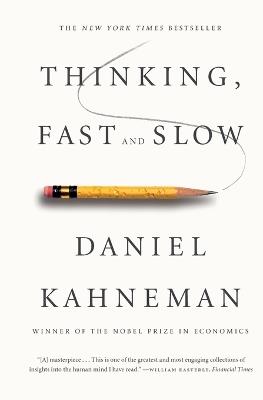 THINKING, FAST AND SLOW - DANIEL KAHNEMAN - cover