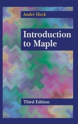 Introduction to Maple - Andre HECK - cover
